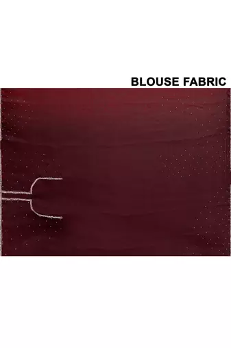 Mesmerizing wine color designer handwork saree