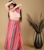  girls' multicolor lehenga set