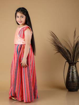  girls' multicolor lehenga set 2