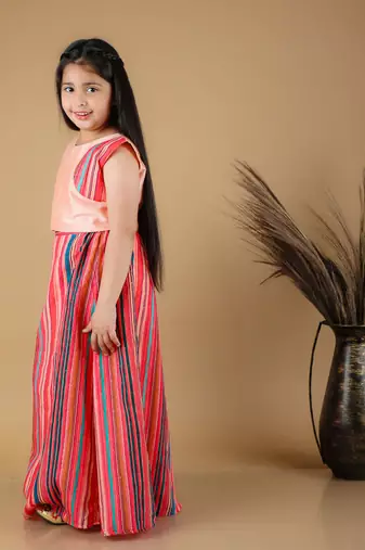  girls' multicolor lehenga set