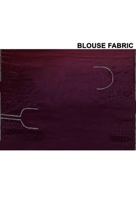 Mesmerizing purple color designer handwork saree 5