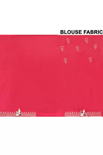 Mesmerizing blue color designer handwork saree