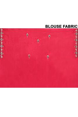 Mesmerizing blue color designer handwork saree 5