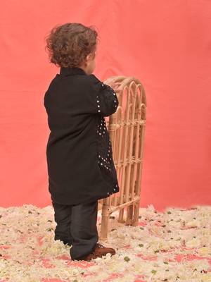  infantblack kurta pyjama set 3