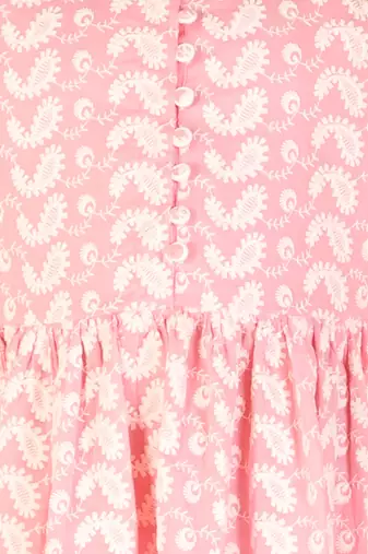 girls' pink ethnic dress