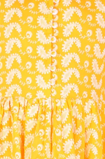  girls' orange ethnic dress