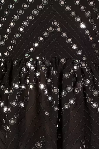  girls' black ethnic dress