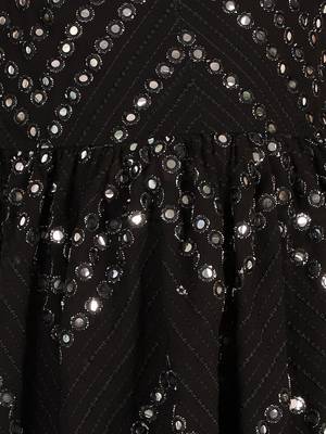  girls' black kurta and churidar 4