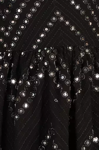  girls' black kurta and churidar