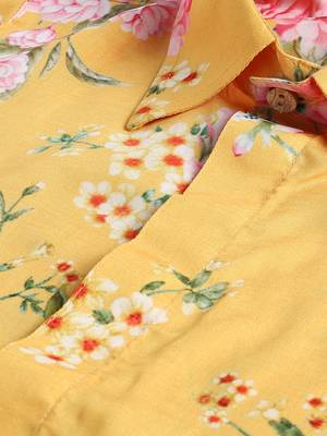  infant  multicolor base yellow muslin kurta patiala set 4