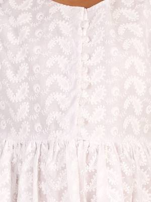  girls' white ethnic dress 4