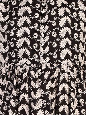 girls' black ethnic dress 4