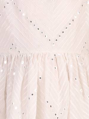  girls' white kurta and churidar 4