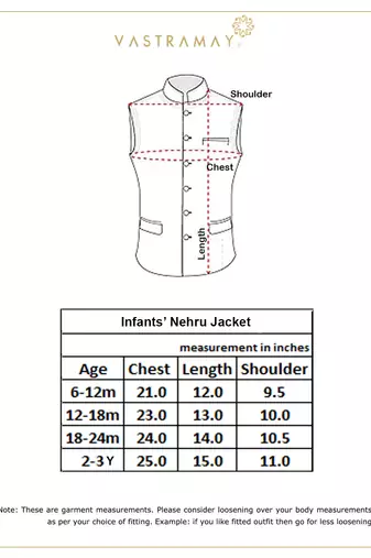  infant  multicolor base aqua - nehru jacket