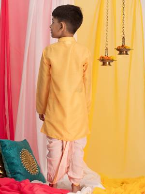 yellow and white kurta pyjama set 3
