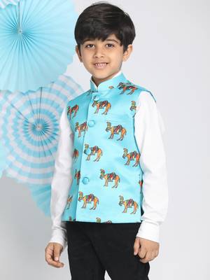 multicolor-base-blue nehru jacket 2