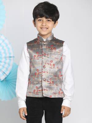  multicolor-base-grey nehru jacket 1