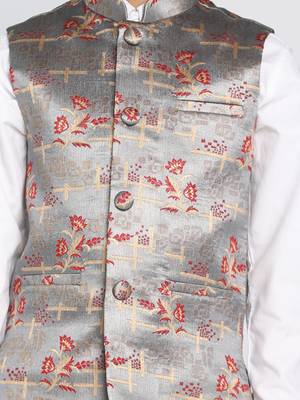  multicolor-base-grey nehru jacket 4