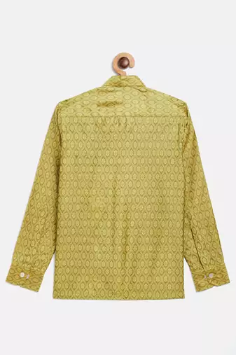 yellow ethnic shirt