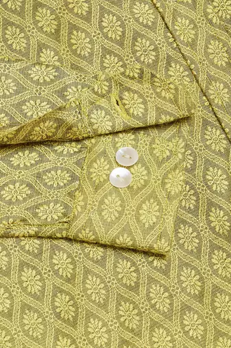 yellow ethnic shirt