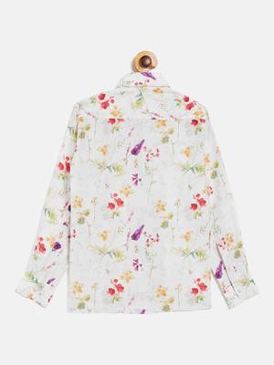 multicolored-base-cream ethnic shirt 2
