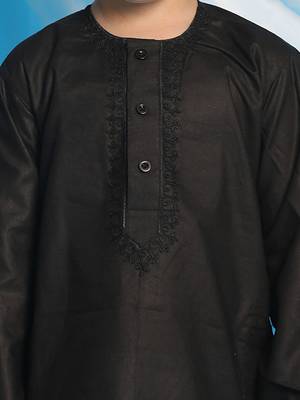 black and white kurta pyjama set 4
