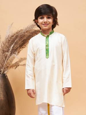 cream kurta 1