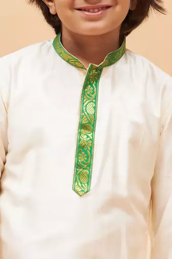 cream kurta