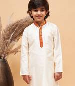 cream kurta