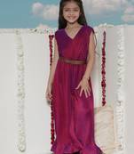  girls' purple jumpsuit