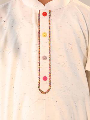 cream kurta pyjama set 4