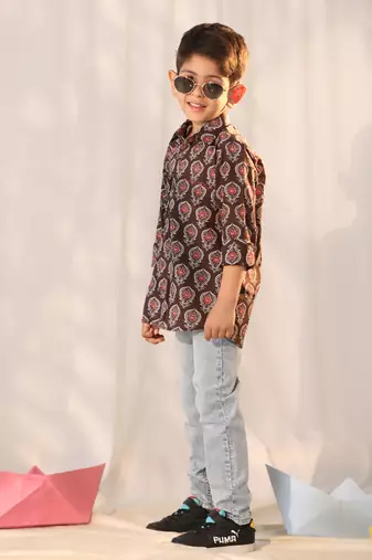 coffee ethnic shirt