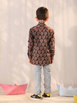 coffee ethnic shirt 3
