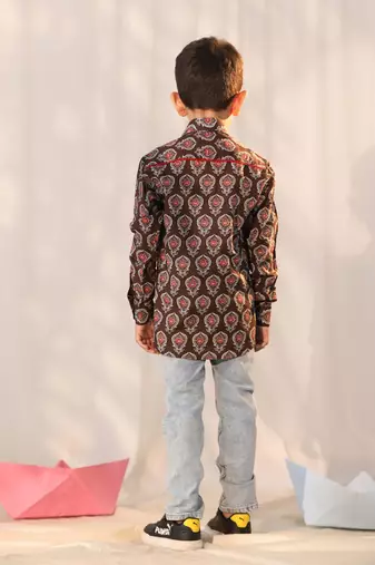 coffee ethnic shirt