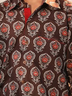 coffee ethnic shirt 4