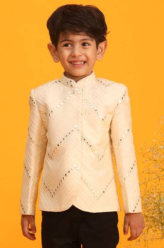  boys' cream jodhpuri