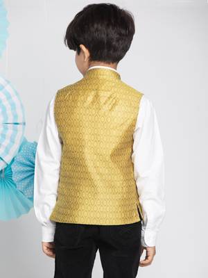 yellow nehru jacket 3