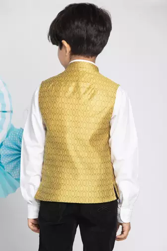 yellow nehru jacket
