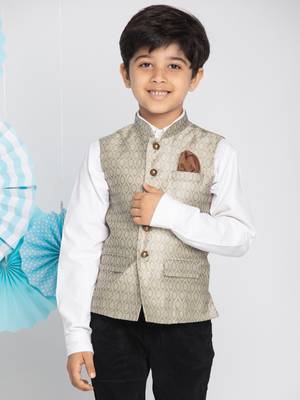 beige nehru jacket 1