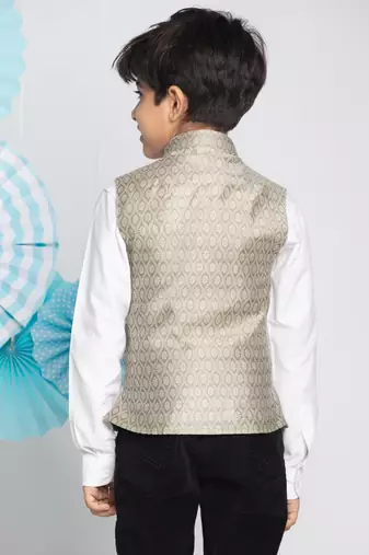beige nehru jacket