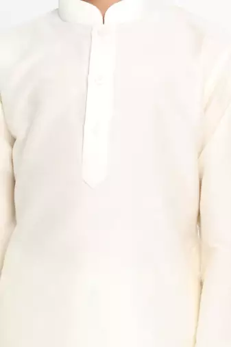 cream kurta