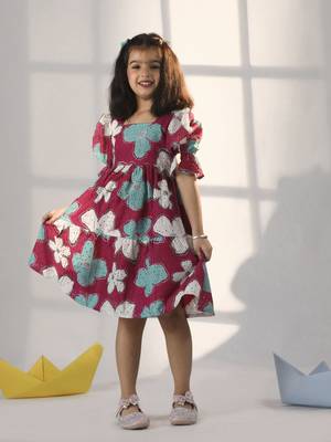 girls' pink dress 1