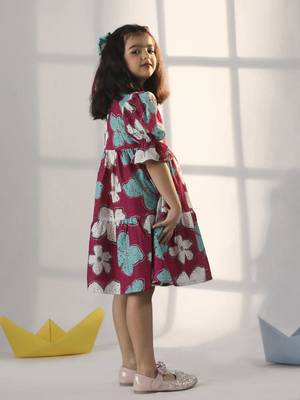  girls' pink dress 2
