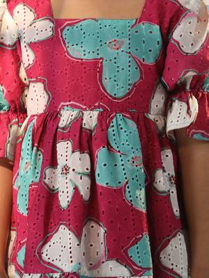  girls' pink dress 4