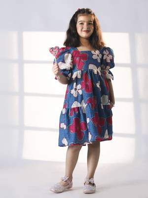  girls' blue dress 1