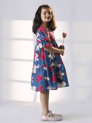  girls' blue dress 2