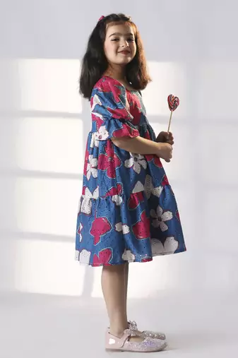 girls' blue dress