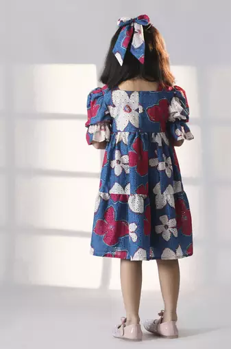  girls' blue dress