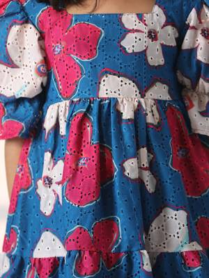  girls' blue dress 4