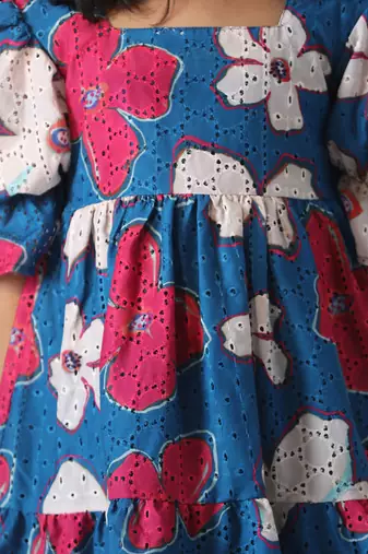  girls' blue dress